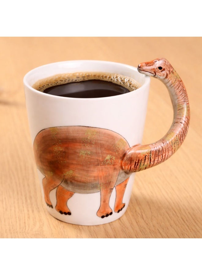 SOLARAE Jurassic Dino Mug Set – 3D Animal Handle Ceramic Coffee Cups | Fun Gift for Coffee Drinkers & Kids - Image 5